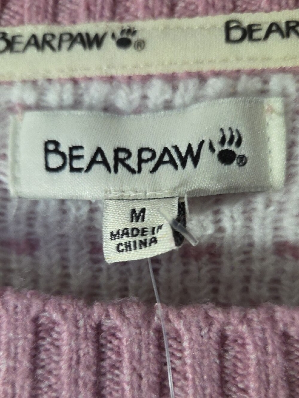 BearPaw Pink & Purple Fair Isle Crewneck Sweater - Picture 3 of 3